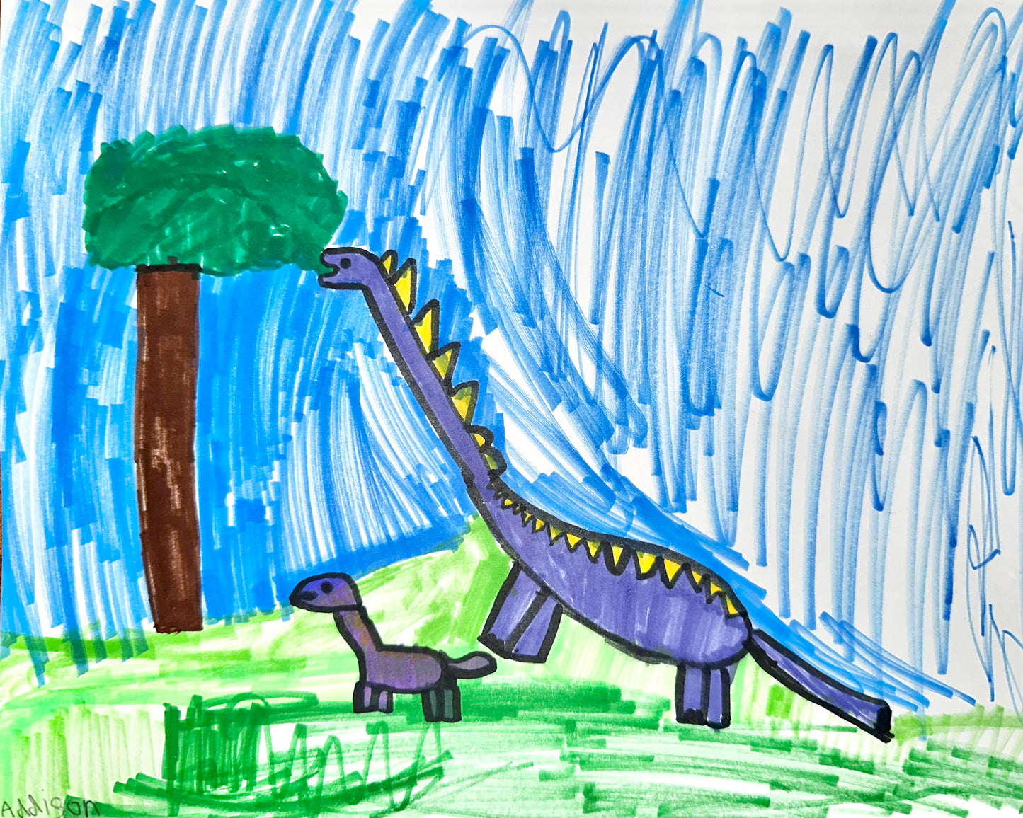 Mama Dino, and Her Baby (Digital Download)